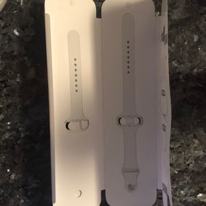 White Apple Watch band